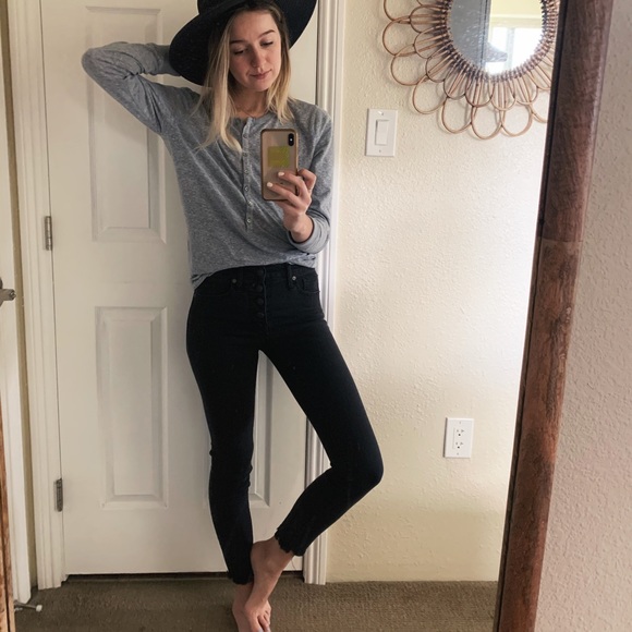 NEW Madewell Skinny Jeans in Berkeley Black - Picture 6 of 13